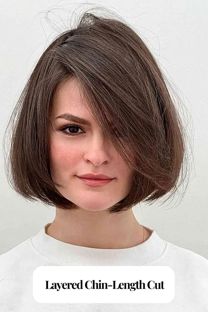 Layered Chin-Length Cut