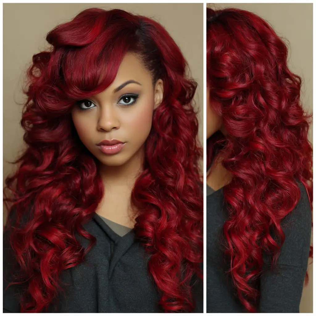 Red Weave Hairstyles