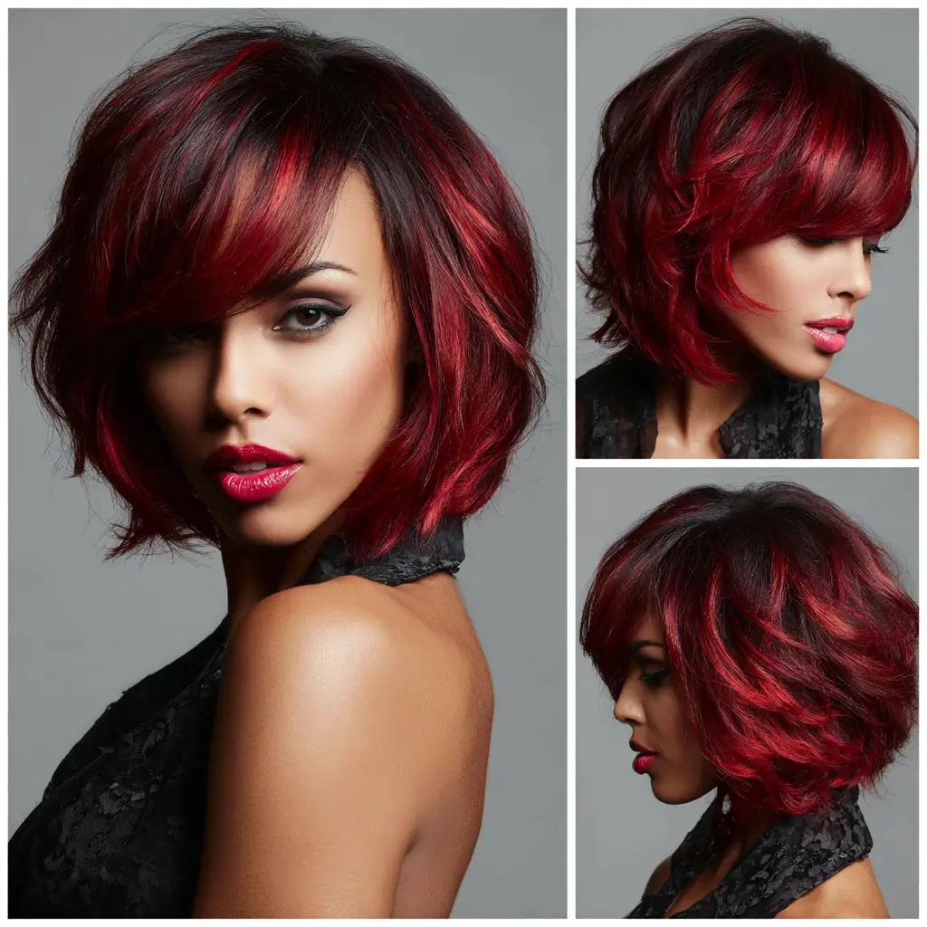 Red Ombre Bob