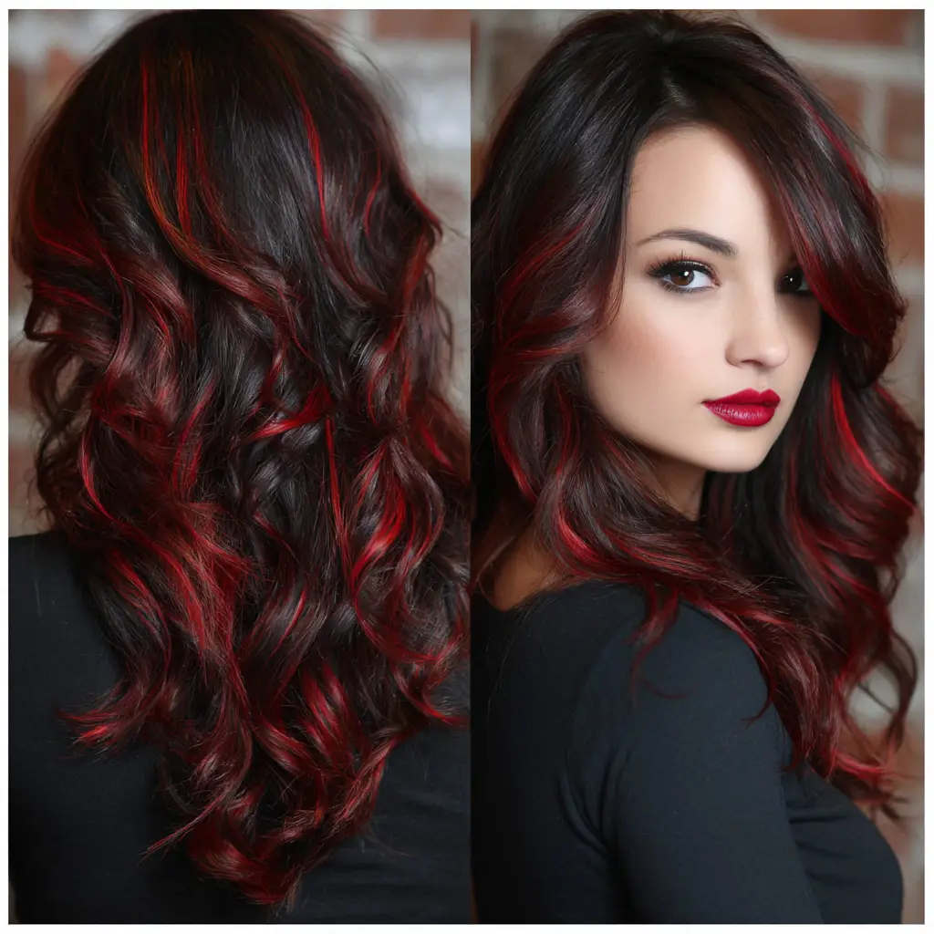 Red and Black Highlights