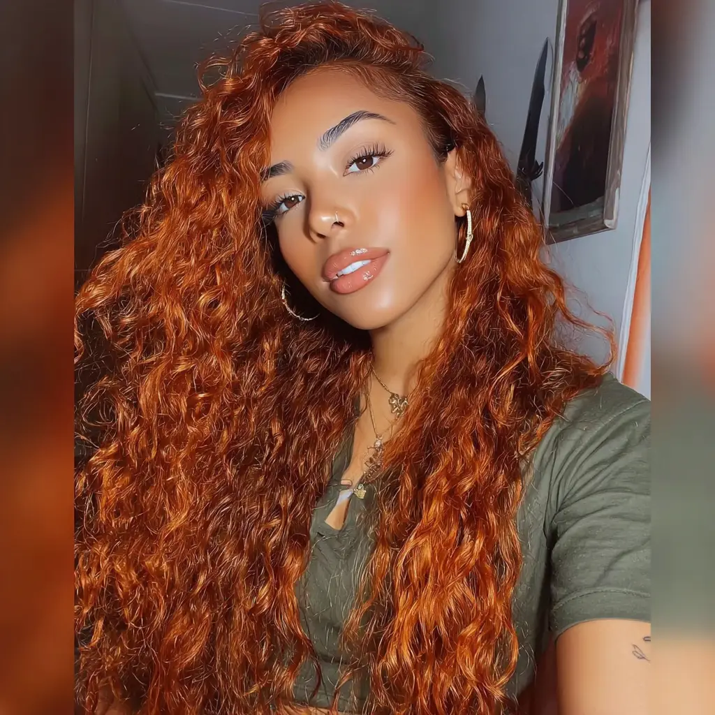 Copper Red Deep Wave