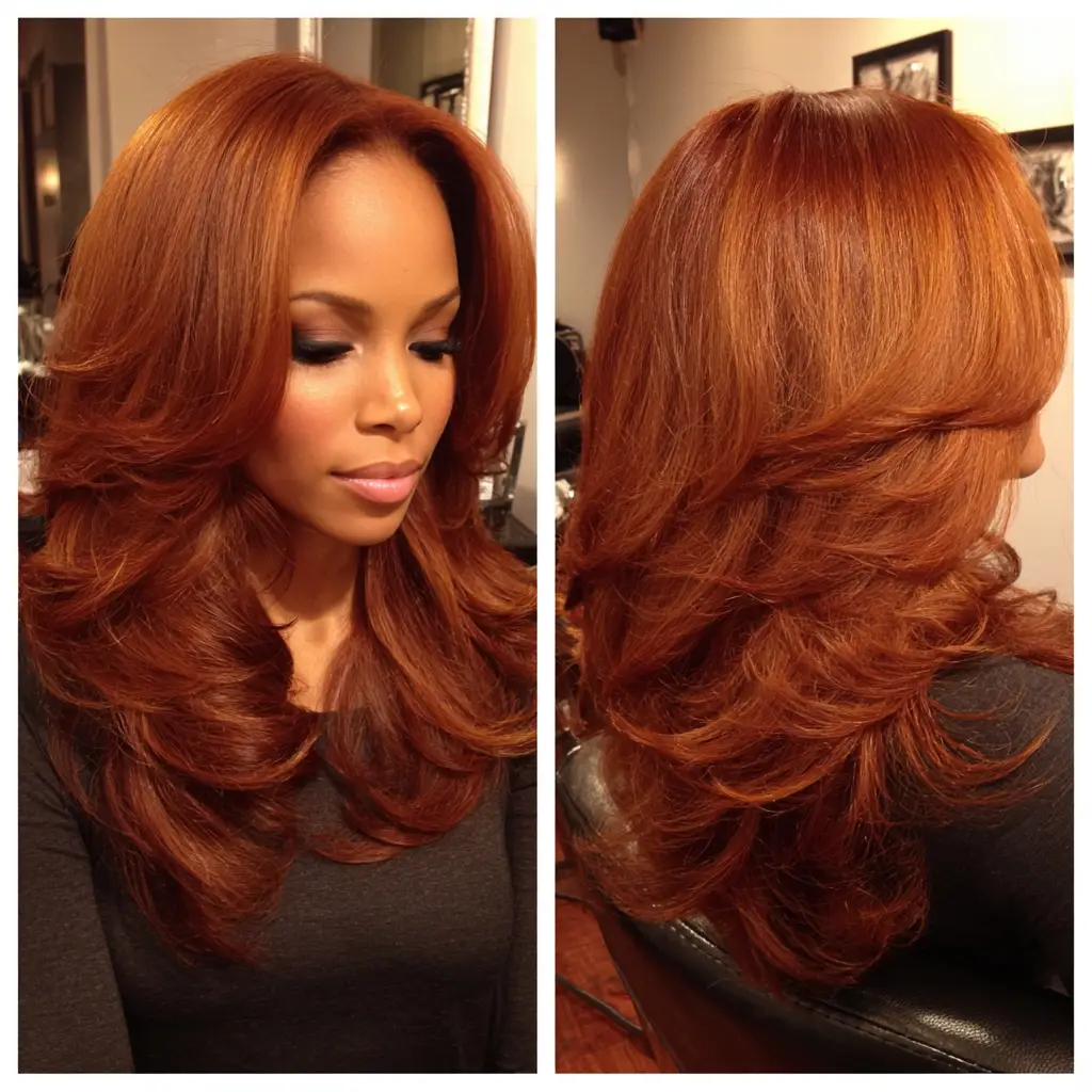 Cinnamon Red Weave with Layers
