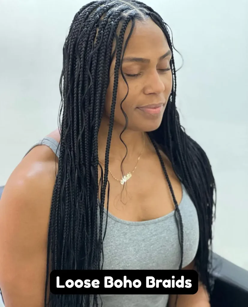 Loose Boho Braids