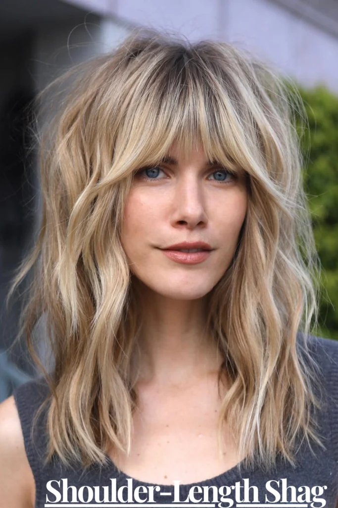 Shoulder-Length Shag