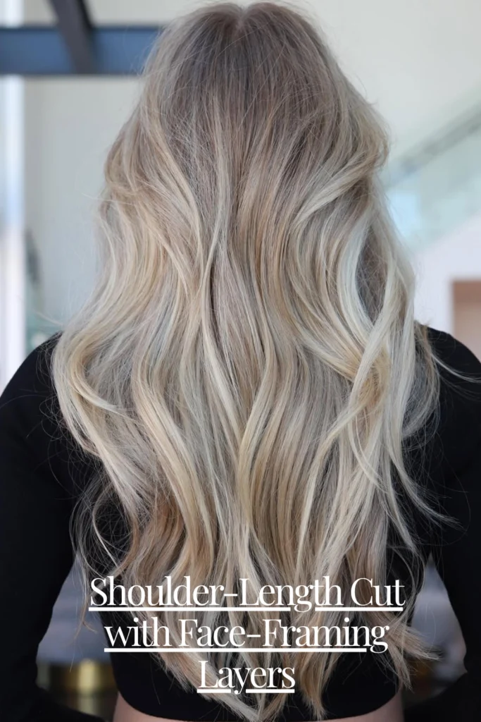 Shoulder-Length Cut with Face-Framing Layers