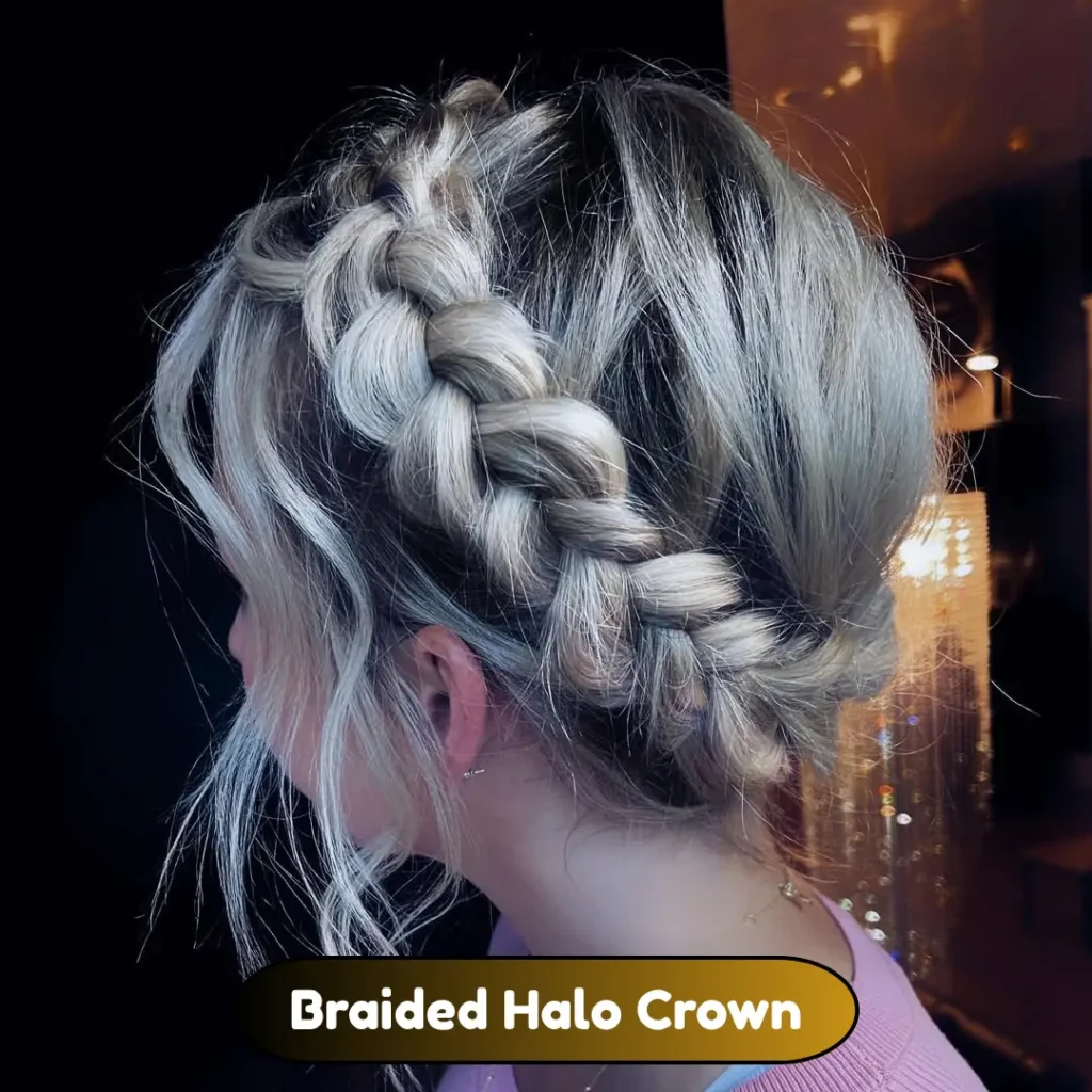 Braided Halo Crown