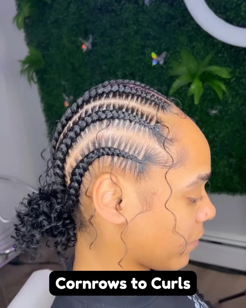 Cornrows to Curls
