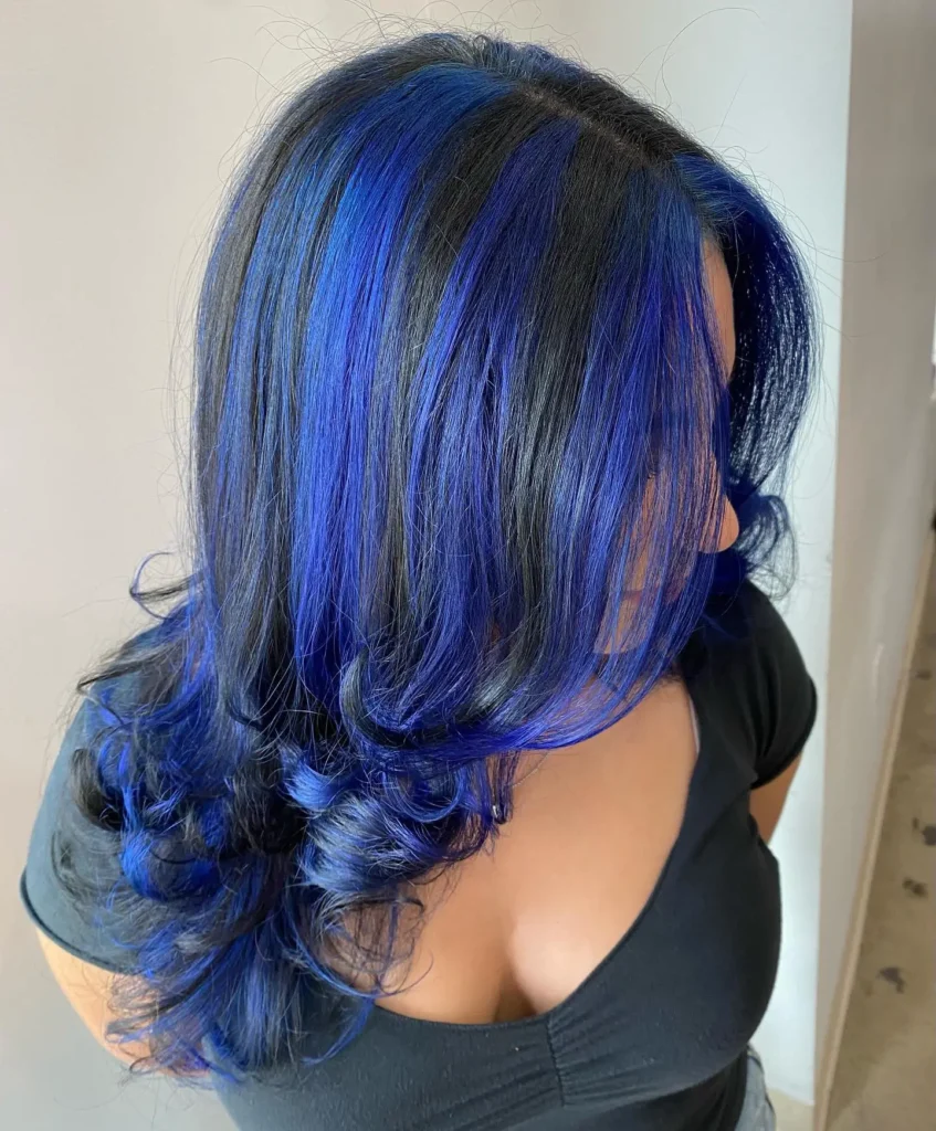 Blue Chunky Highlights