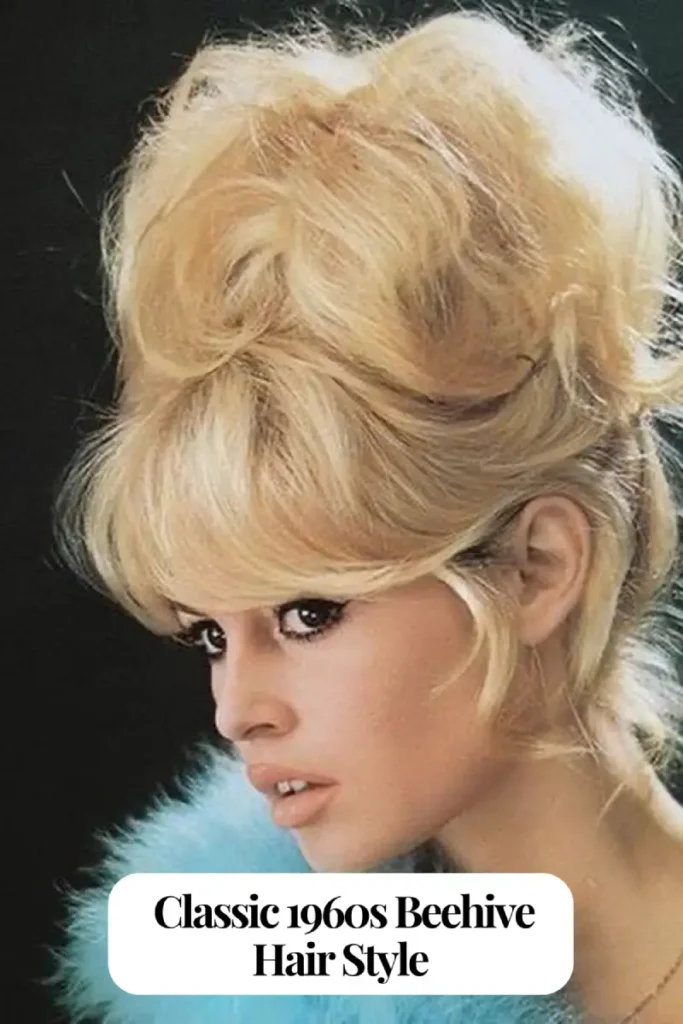Classic 1960s Beehive