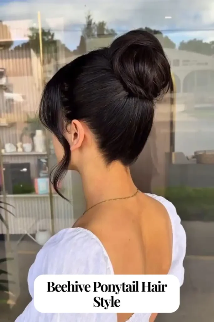 Beehive Ponytail