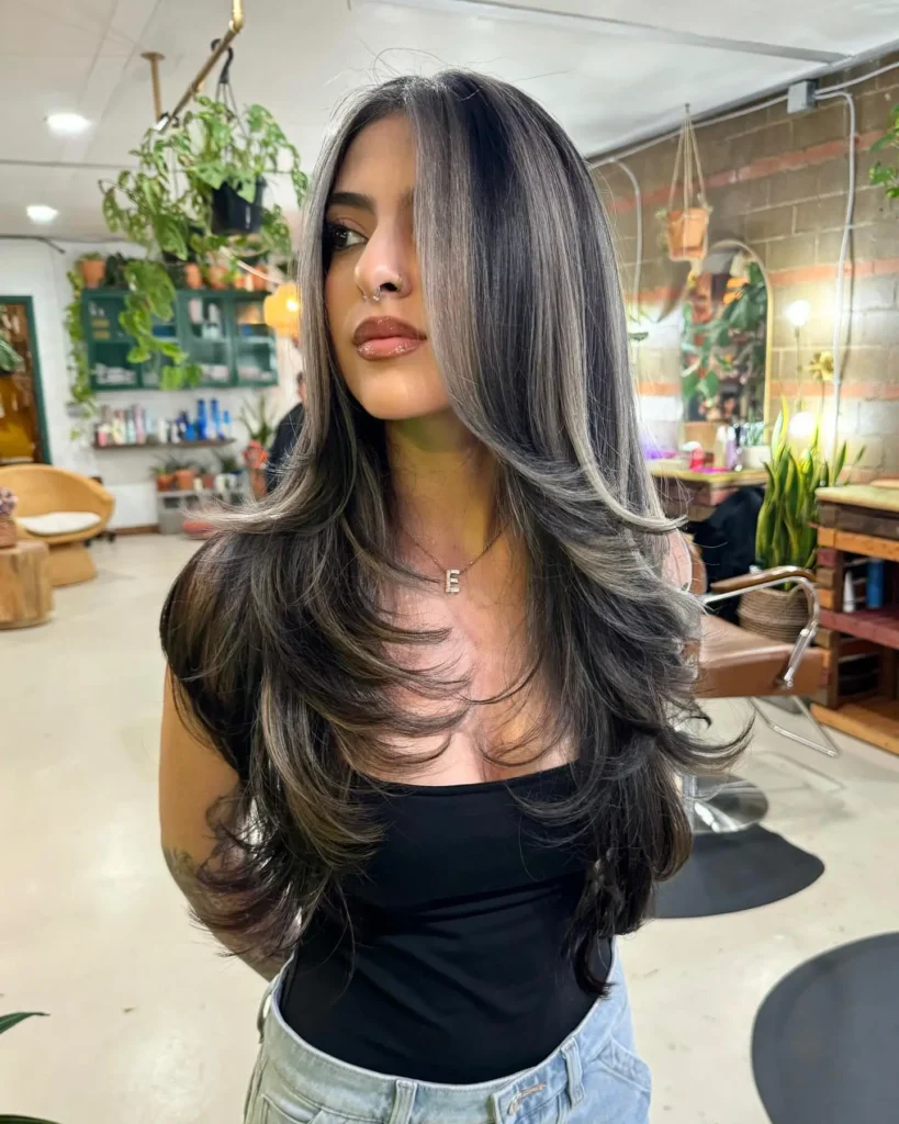 Chunky Highlights on Long Layers
