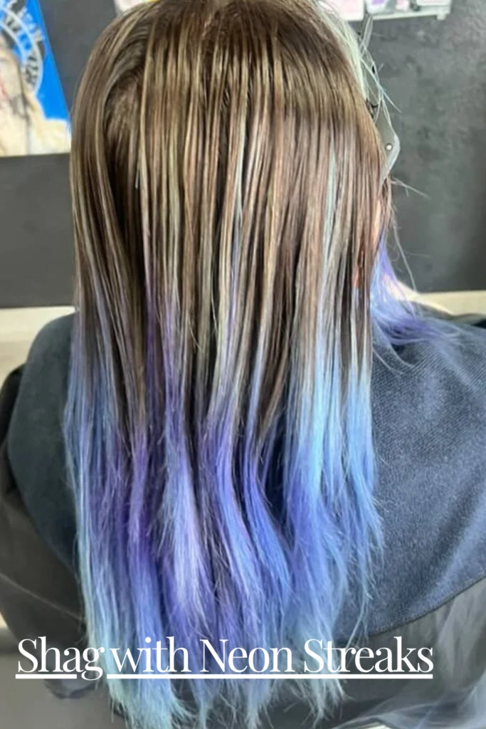 Shag with Neon Streaks – electric emotion