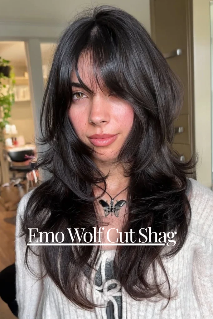 Emo Wolf Cut Shag – untamed volume
