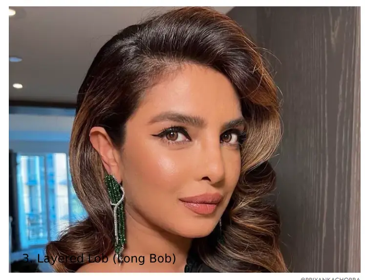 3. Layered Lob (Long Bob)