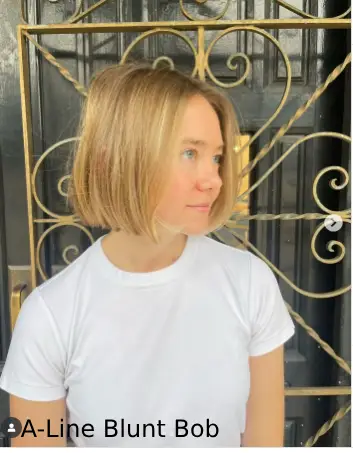 A-Line Blunt Bob