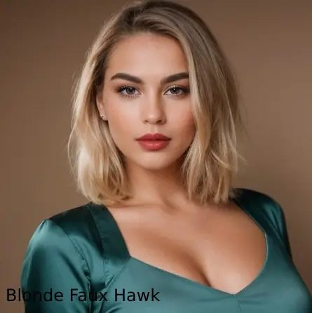 Blonde Faux Hawk