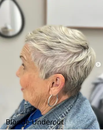 Blonde Undercut