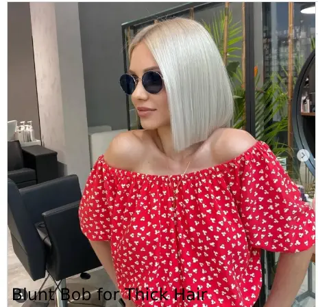 Blunt Bob for Thick Hair