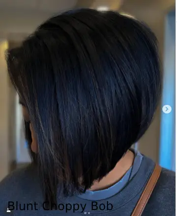  Blunt Choppy Bob