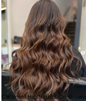 Caramel Highlights On Brown Hair