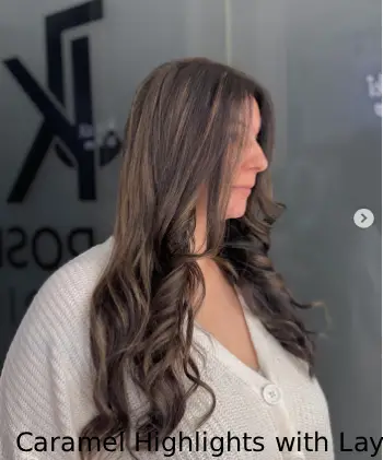 Caramel Highlights with Layers