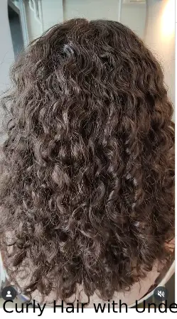 Curly Hair with Undercut