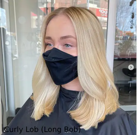 Curly Lob (Long Bob)