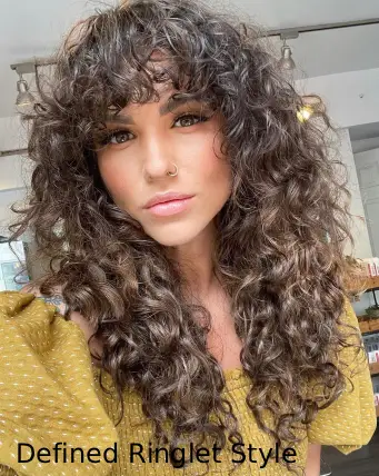 Defined Ringlet Style