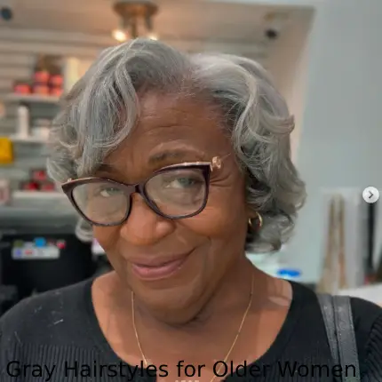 Gray Hairstyles for Older Women
