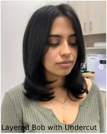 Layered Bob with Undercut