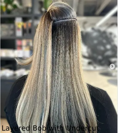 Layered Bob with Undercut
