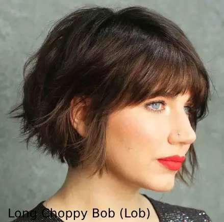 Long Choppy Bob (Lob)