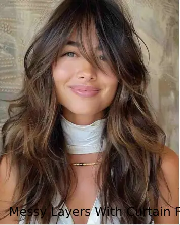 Messy Layers With Curtain Fringe