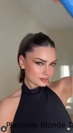Platinum Blonde Tapered Cut