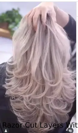 Razor Cut Layers With Shaggy Bangs
