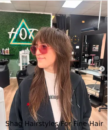 Shag Hairstyles For Fine Hair