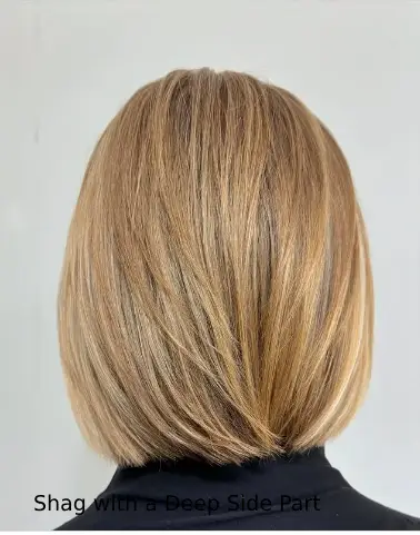 Shag with a Deep Side Part