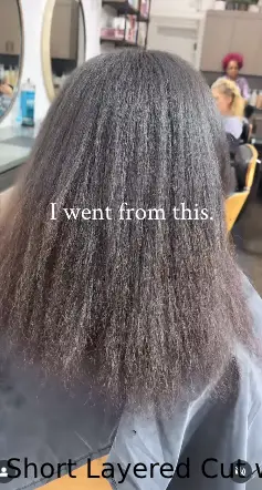 Short Layered Cut with Highlights