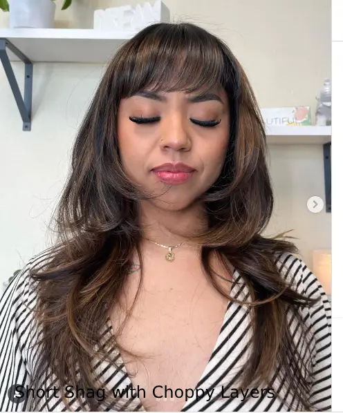 Short Shag with Choppy Layers