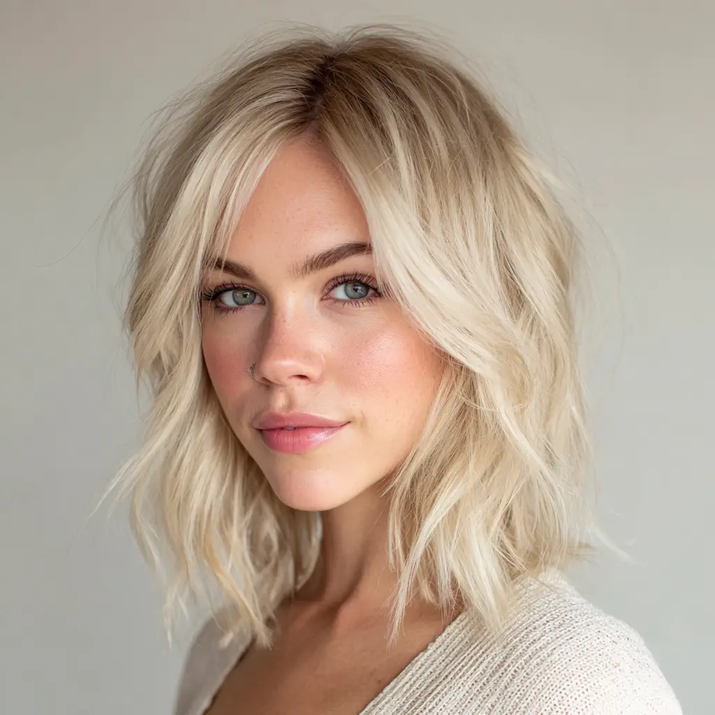 Shoulder-Length Shag