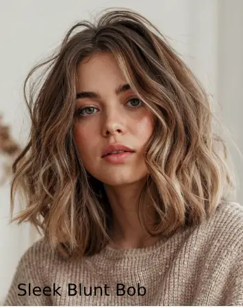 Sleek Blunt Bob
