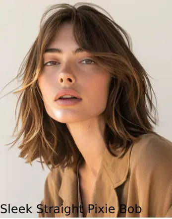 Sleek Straight Pixie Bob