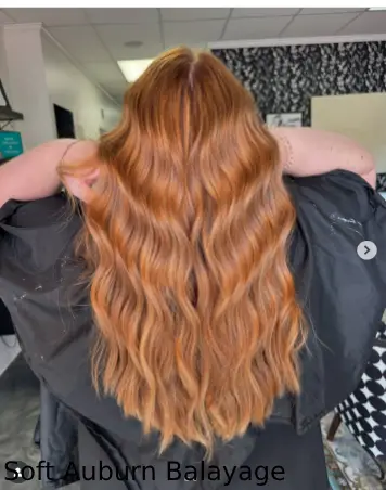 Soft Auburn Balayage