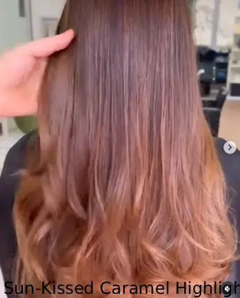 Sun-Kissed Caramel Highlights