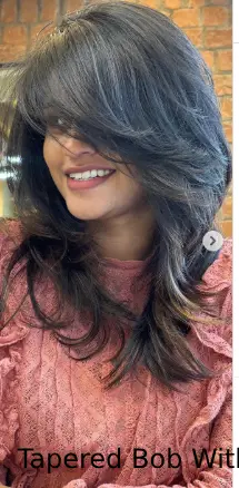 Tapered Bob With Graduated Bangs