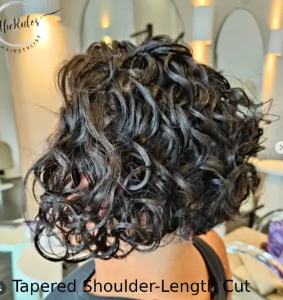 Tapered Shoulder-Length Cut