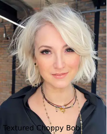 Textured Choppy Bob
