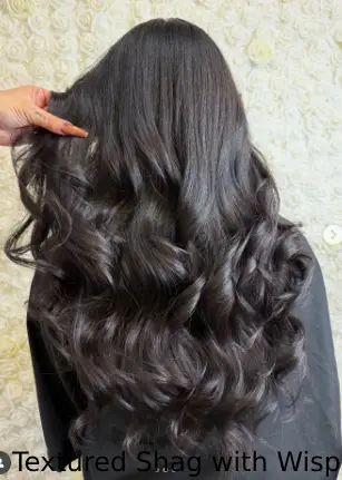 Textured Shag with Wispy Bangs