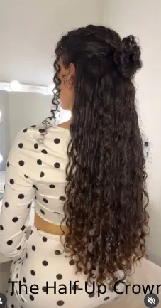 The Half-Up Crown Twist