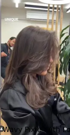 Wavy Pixie With Long Bangs